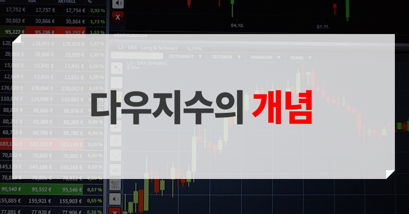 다우지수의 유래 및 개념 설명