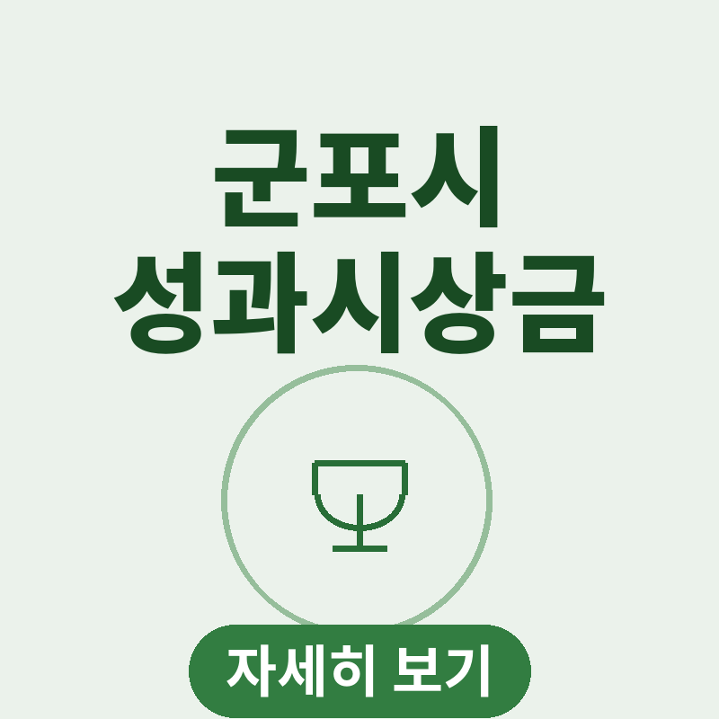 군포시 성과시상금 고나련 썸네일