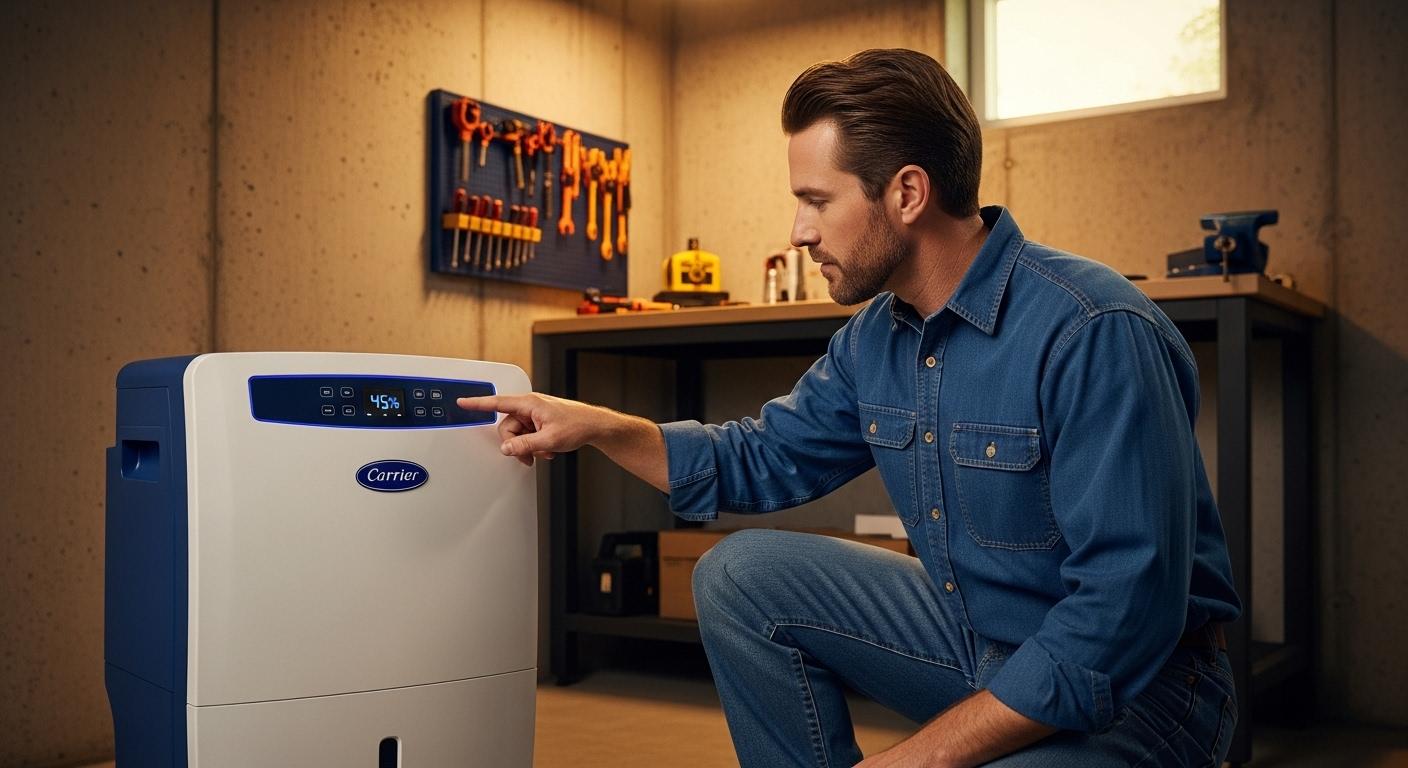 캐리어 제습기 사용법