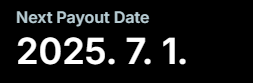 Next Payout Date