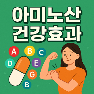 아미노산 건강효과 (운동, 피로, 면역)