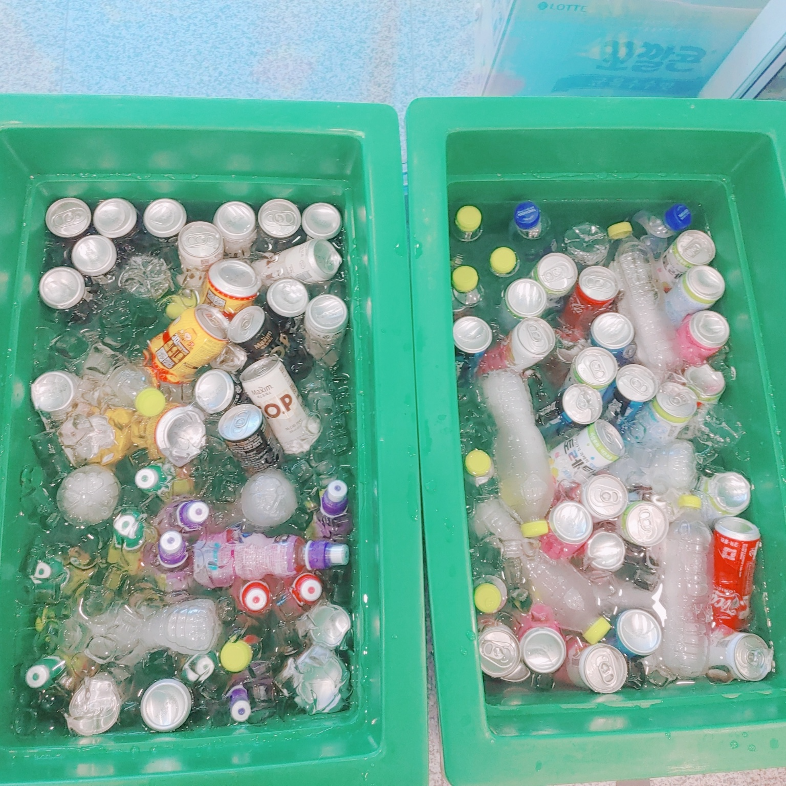 청도 레일바이크 물놀이장 매점 음료