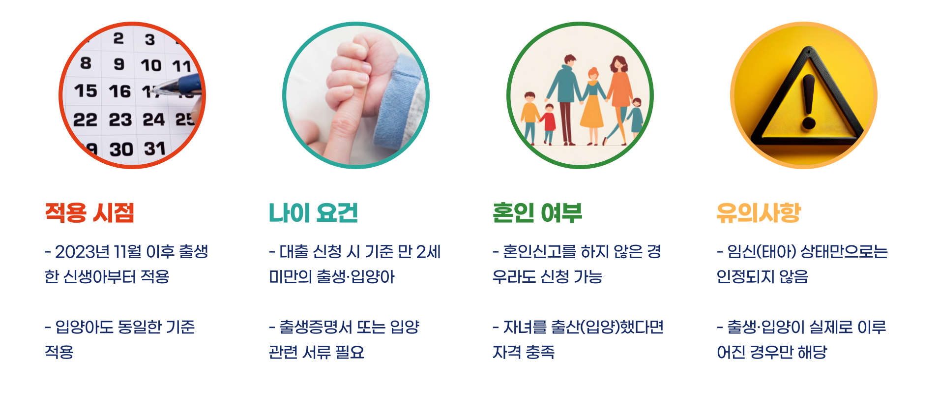 신생아 특례 대출 조건 총정리 블로그 글 이미지 3