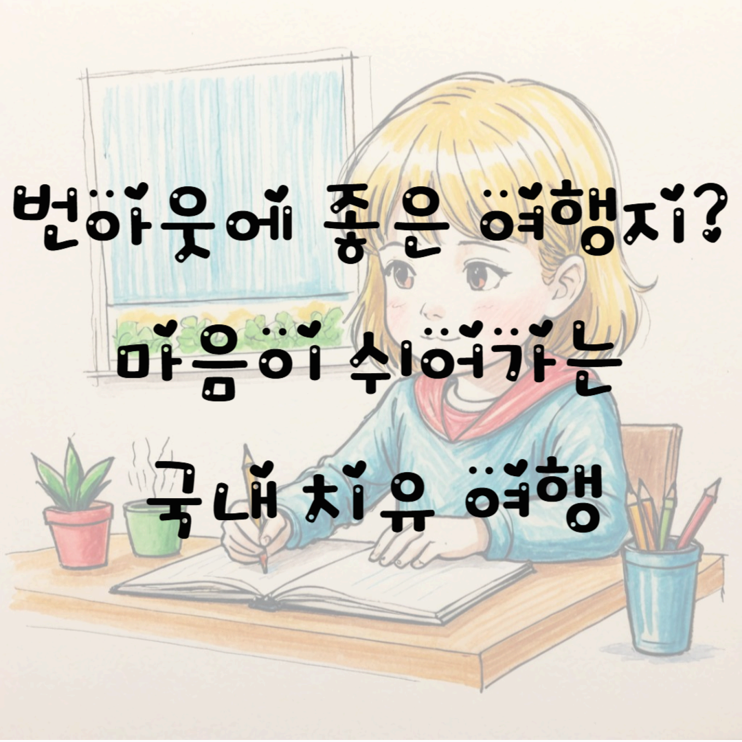 번아웃에 좋은 여행지? 마음이 쉬어가는 국내 치유 여행