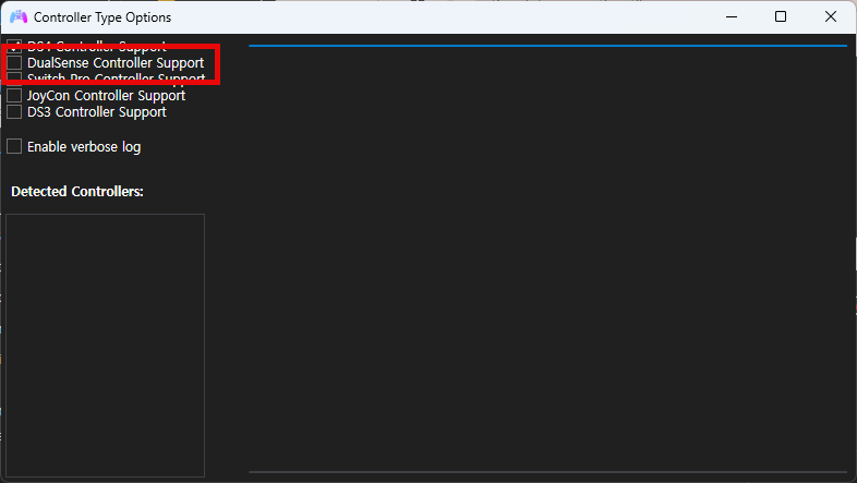 No Controllers Connected