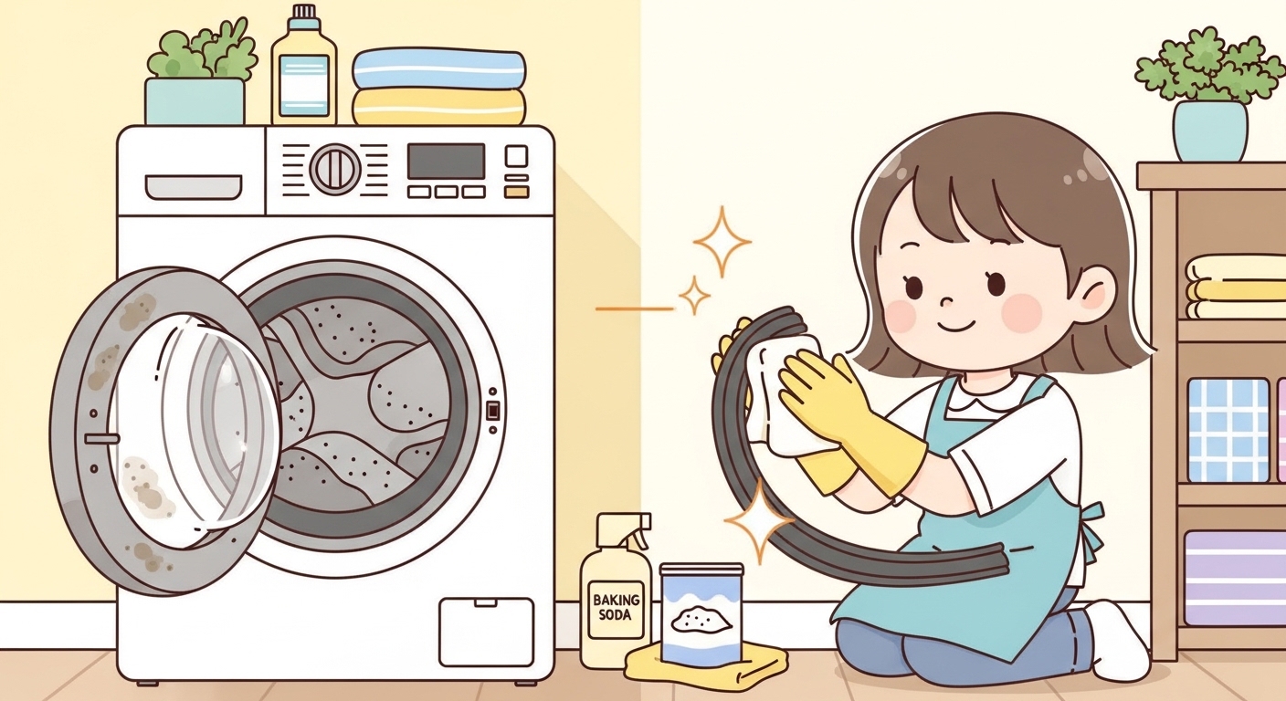 세탁기 내부 청소하는 법