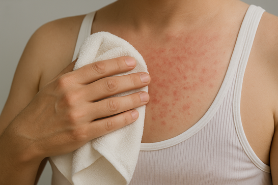 땀띠 가라앉히는 방법