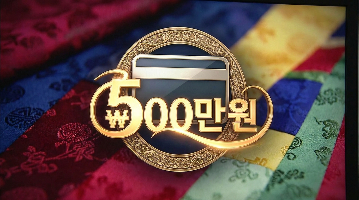 국민내일배움카드 지원 한도가 최대 500만 원까지 증액된 시각적 데이터
