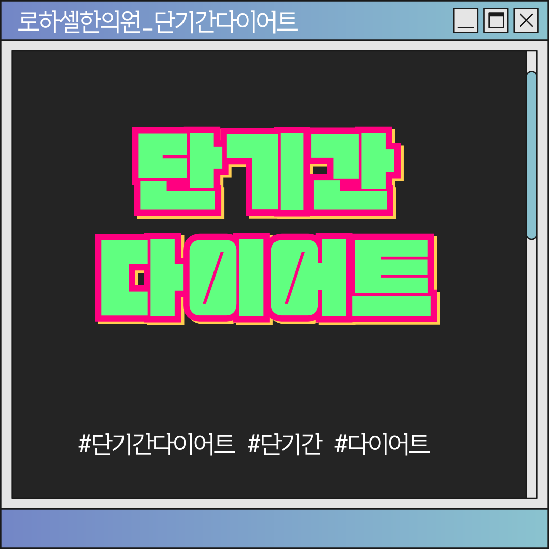 단기간다이어트 칼로리는 줄이되 내용은 꽉 채우는게 핵심