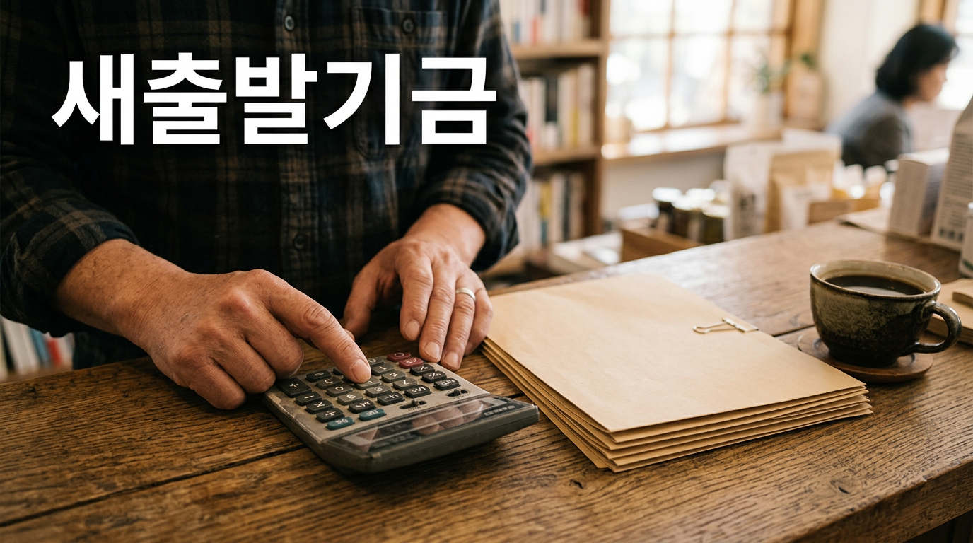새출발기금 채무조정과 원금감면을 표현한 사진