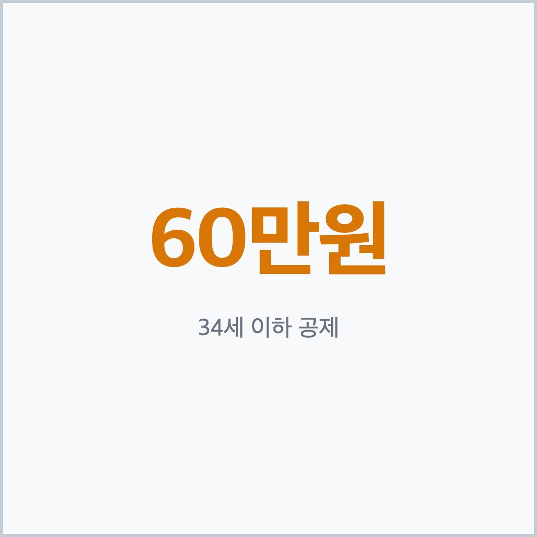 34세 이하 청년 소득 공제 60만원 핵심 카드, 생계급여 프리랜서 소득