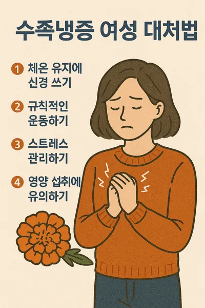 수족냉증 여성 대처법