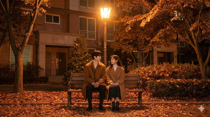 드라마 속 명장면 (가로등 밑 데이트)