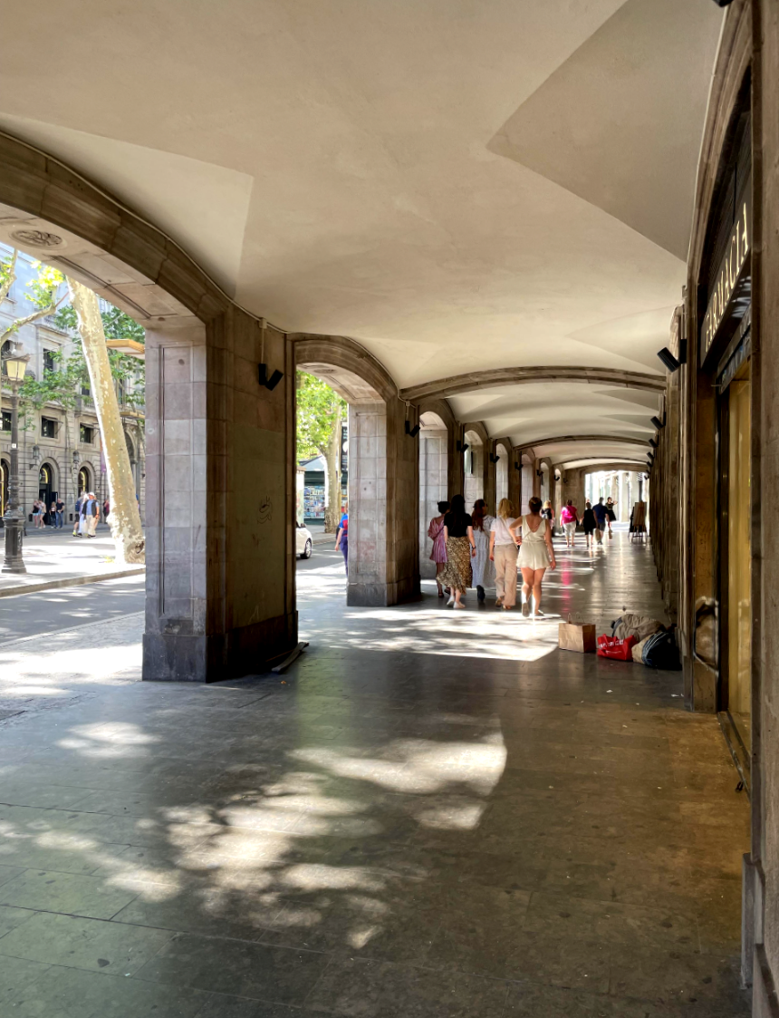 람블라스 거리내 회랑