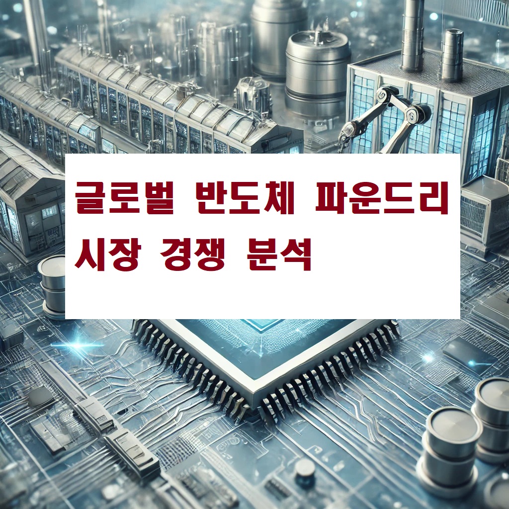 글로벌 반도체 파운드리 시장 경쟁 분석
