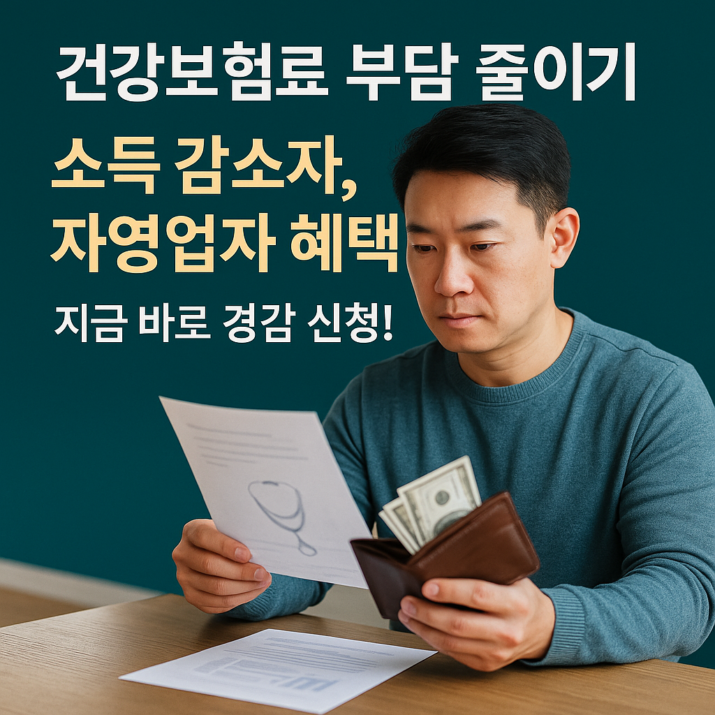 [4편] 건강보험료 부담 줄이는 방법, 다 있습니다