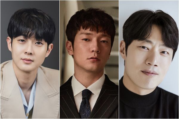 넷플릭스 드라마 살인자ㅇ난감 배우들 ( 왼쪽부터 최우식 손석구 이희준 배우님 )