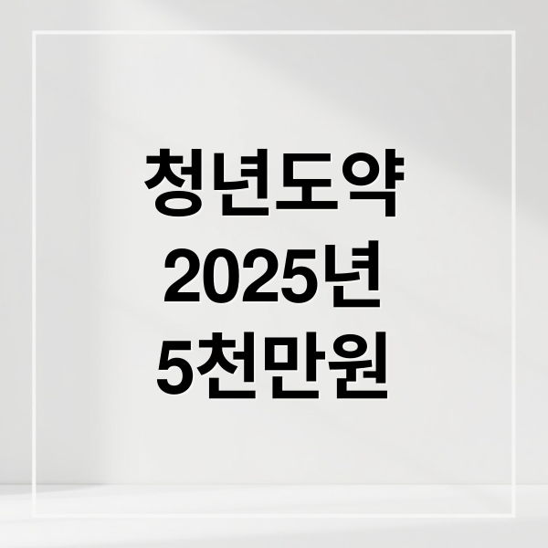 청년도약계좌 목돈 만들기 전략