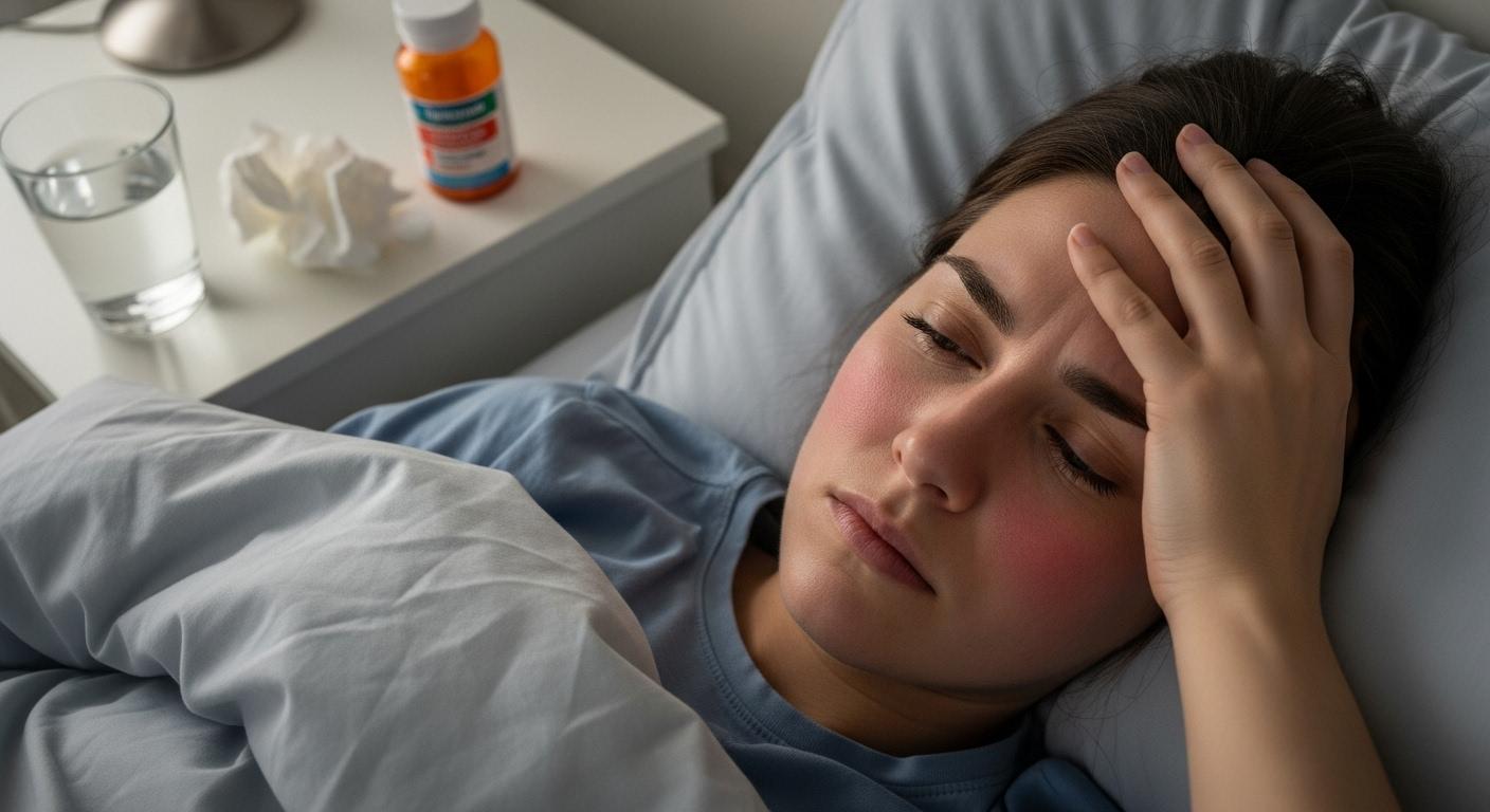 독감 증상 두통 설사