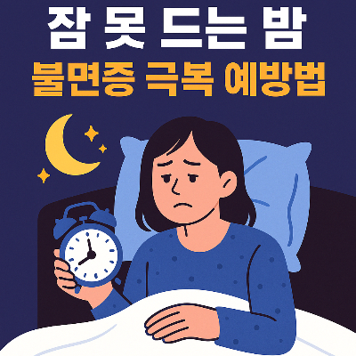 불면증 증상과 치료법