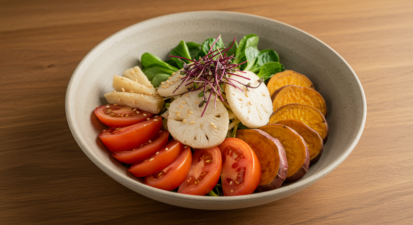 마 샐러드 레시피: 토마토·고구마로 만드는 건강 식단