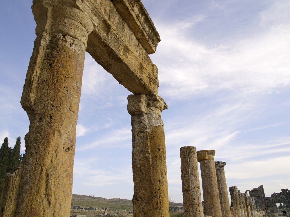 유네스코 세계문화유산 파묵칼레 히에라폴리스 목화의성 튀르키예 온천수 탄산칼슘 클레오파트라
