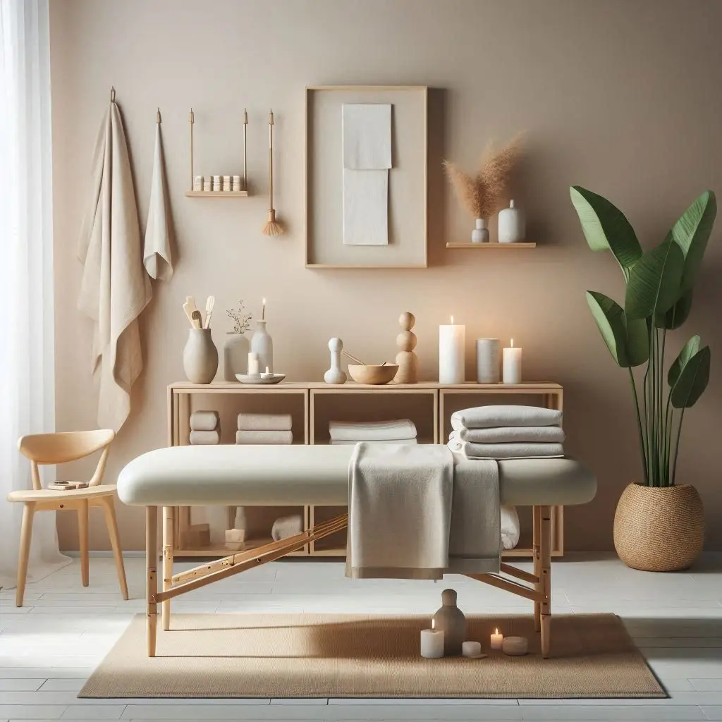 피부,체형관리 샵 배경