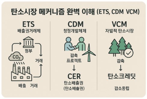 탄소시장 메커니즘의 이해 할수 있는 이미지