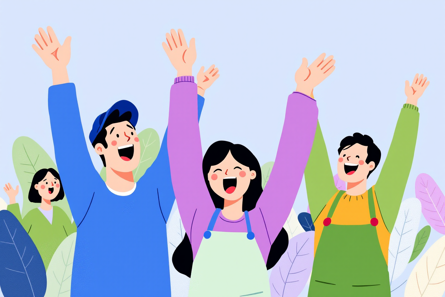 소상공인 비즈플러스카드 받고 화이팅하는 소상공인