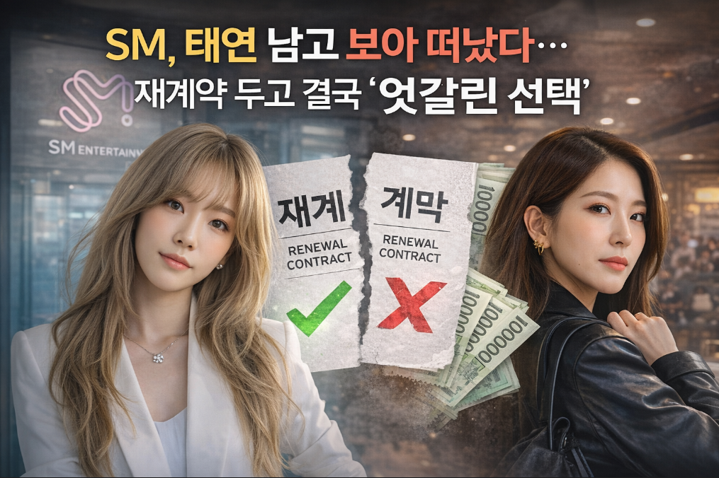 SM 보아 결별, 태연만 남은 이유는? 재계약 두고 결국 '엇갈린 선택'
