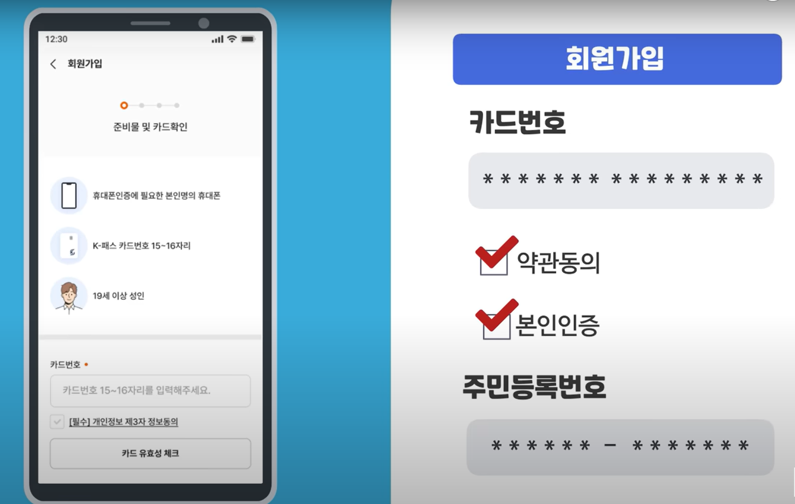 K패스 카드 신청 방법 및 혜택 안내 총정리, K패스 홈페이지 참조