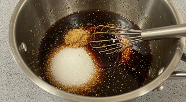 양념장을 만들고 있는 이미지