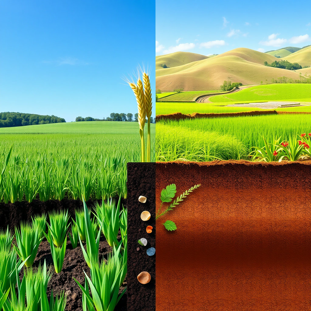 유럽과 한국 농업의 식물 생장 필수 원소