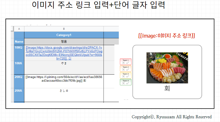 이미지 주소 링크 복사 및 붙여넣기