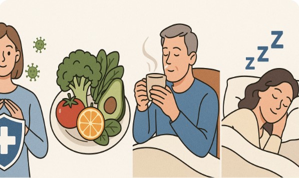 면역력을 높이는 생활 습관 이미지