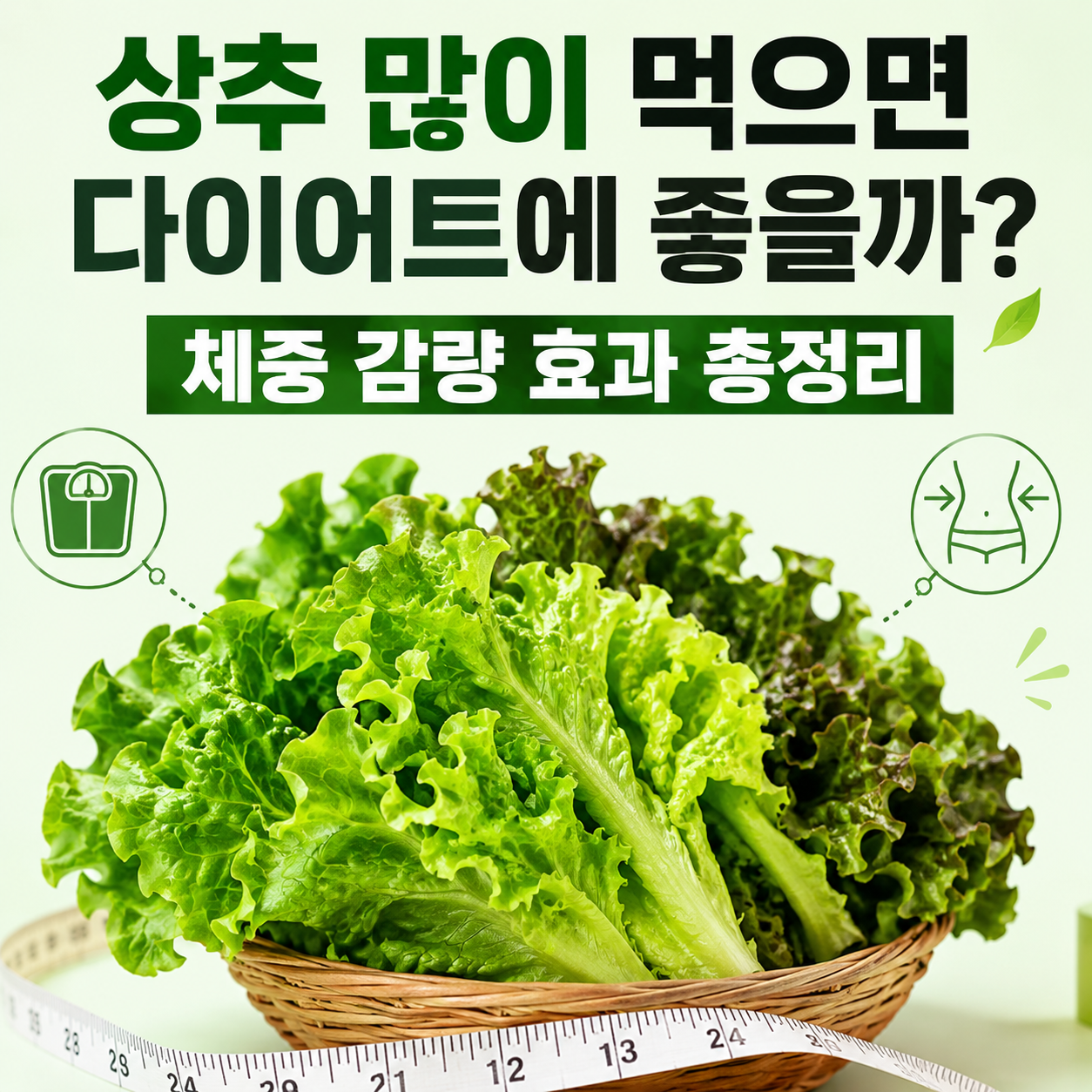 상추 많이 먹으면 다이어트에 좋을까?