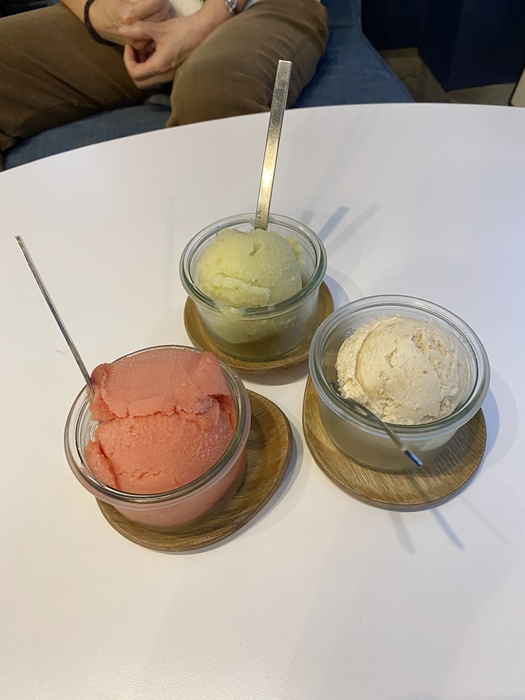 수박소르베, 아오리 머스켓 소르베, 맵땅콩버터