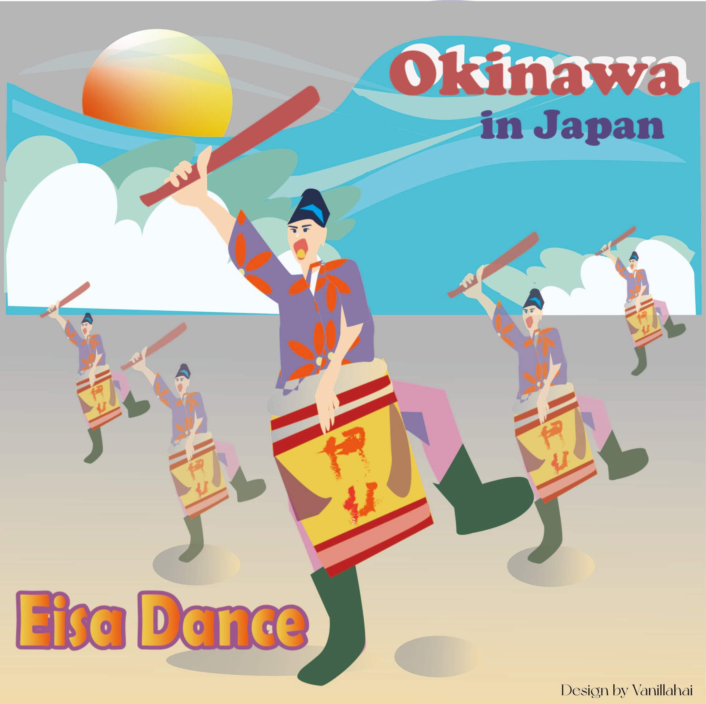 Okinawa Eisa Dance In Japan