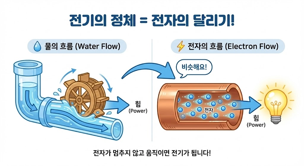 ⚡️ 1편 맨날 쓰는 전기, 도대체 정체가 뭐야 (중학생도 5분 컷!)