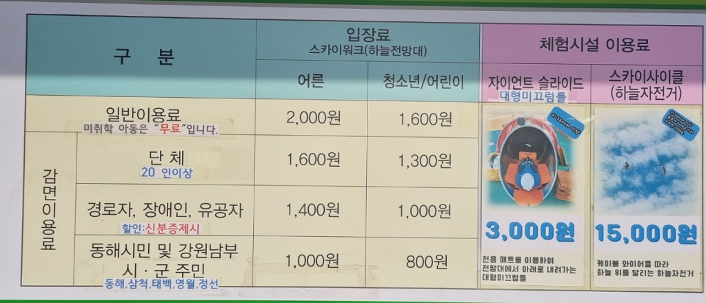 동해 도째비골 스카이밸리