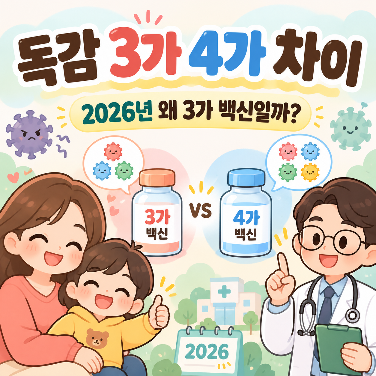 독감3가4가차이