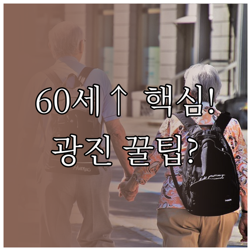 만 60세 이상 광진구 노인일자리 공..