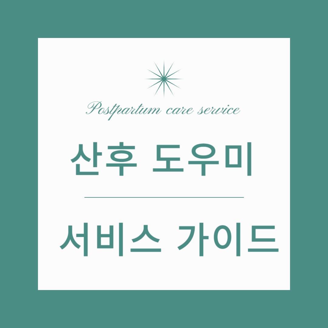 산후도우미 서비스 완벽 가이드｜지원금부터 성향 맞춤까지