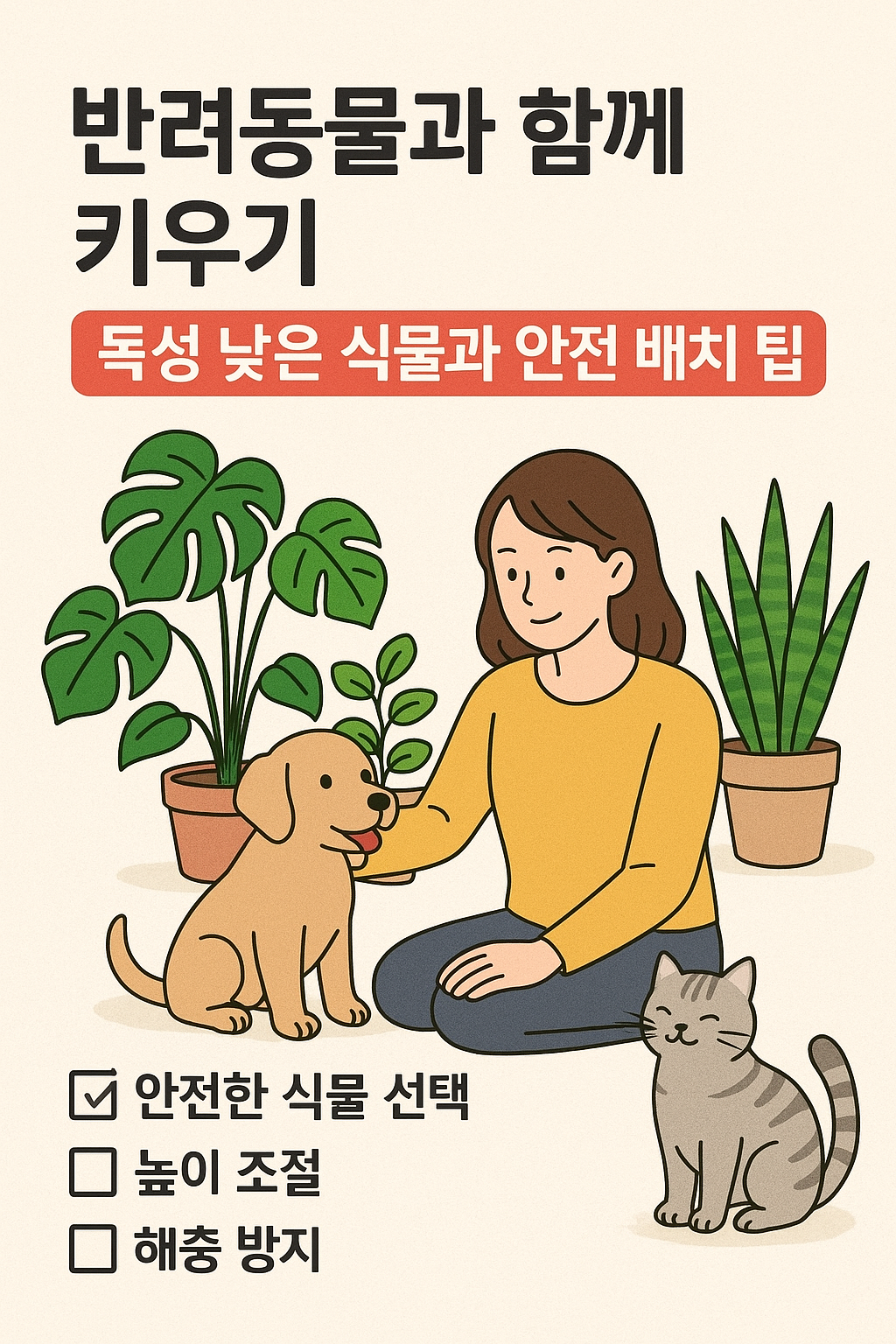 반려동물과 함께 식물 키우기