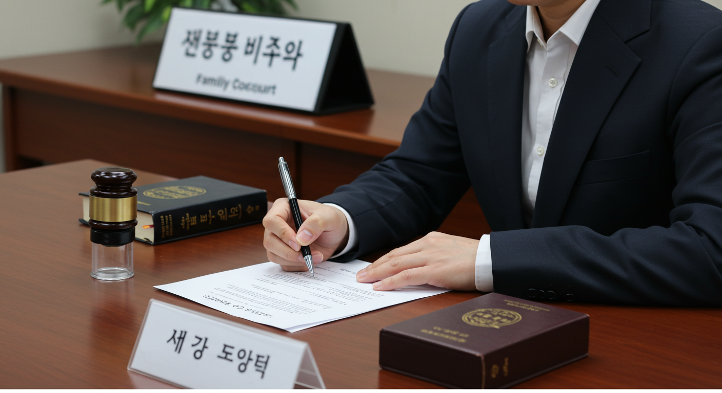법원제출방법, 이름변경