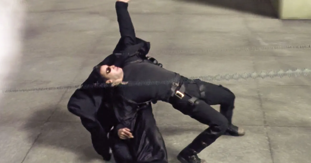 매트릭스 영화 속 한 장면