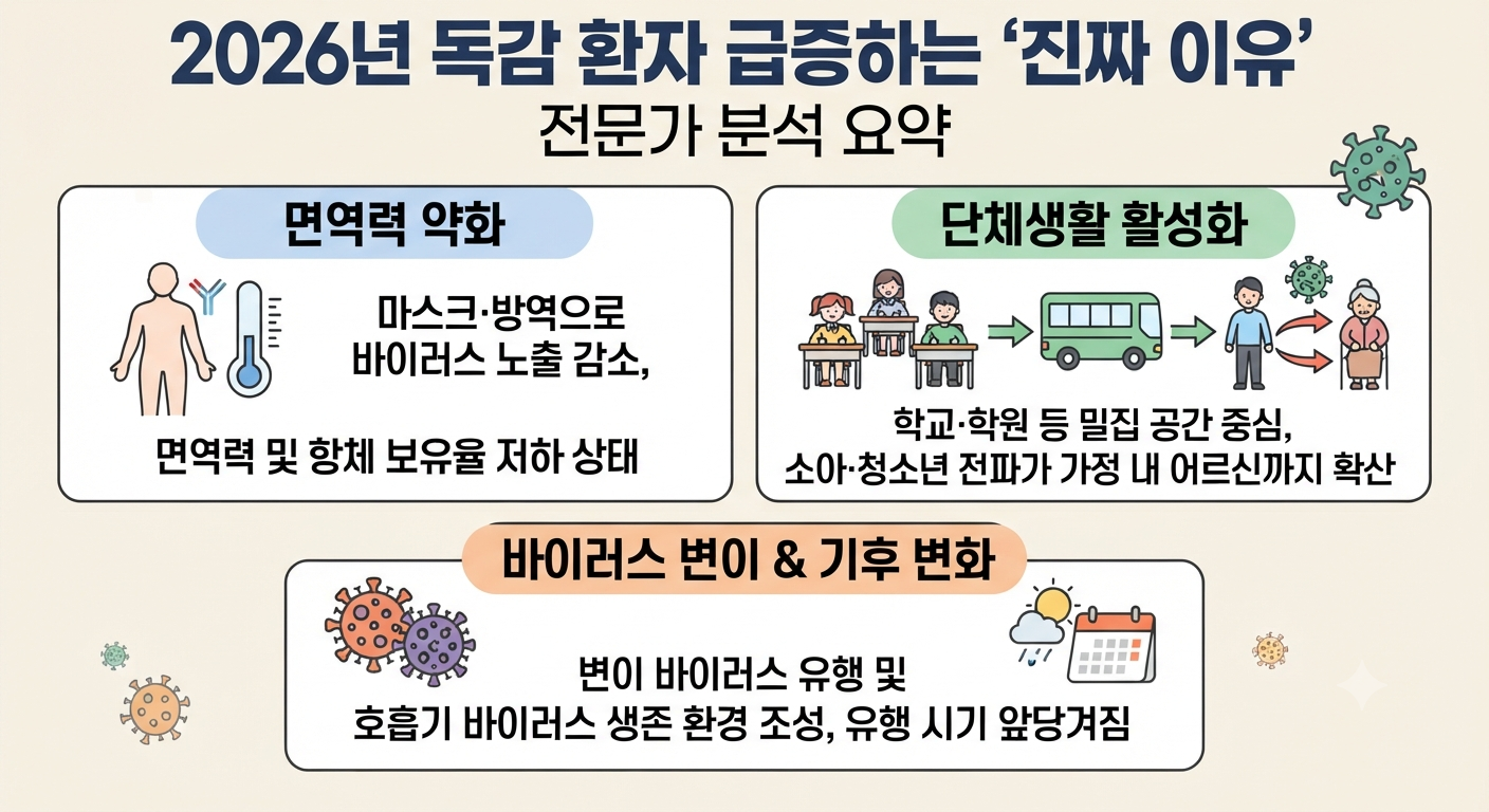 독감급증이유