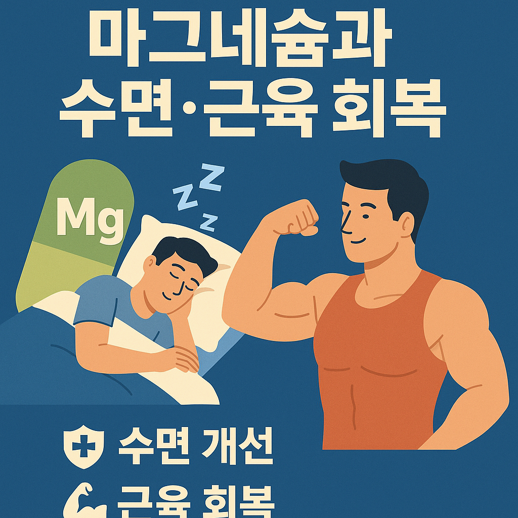 마그네슘 부족 증상과 수면·근육 회복의 관계