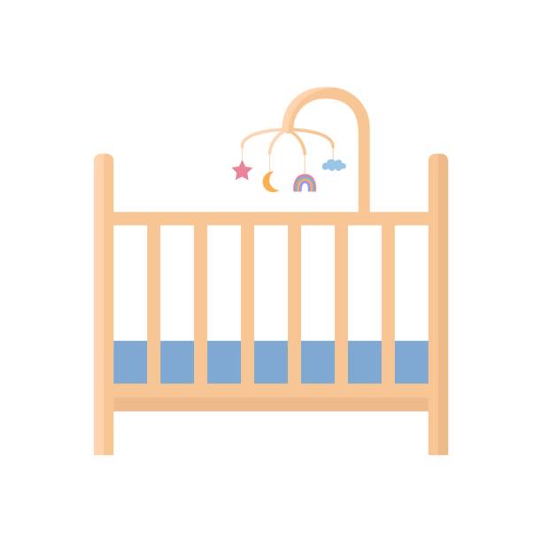 신생아 침대 이미지