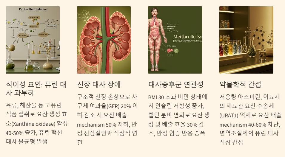 요산수치 상승의 원인
